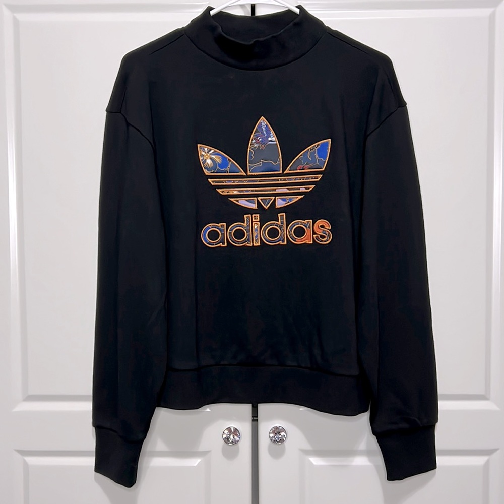 NWOT ADIDAS x Forbidden City Embroidered CYN Sweater Sz S